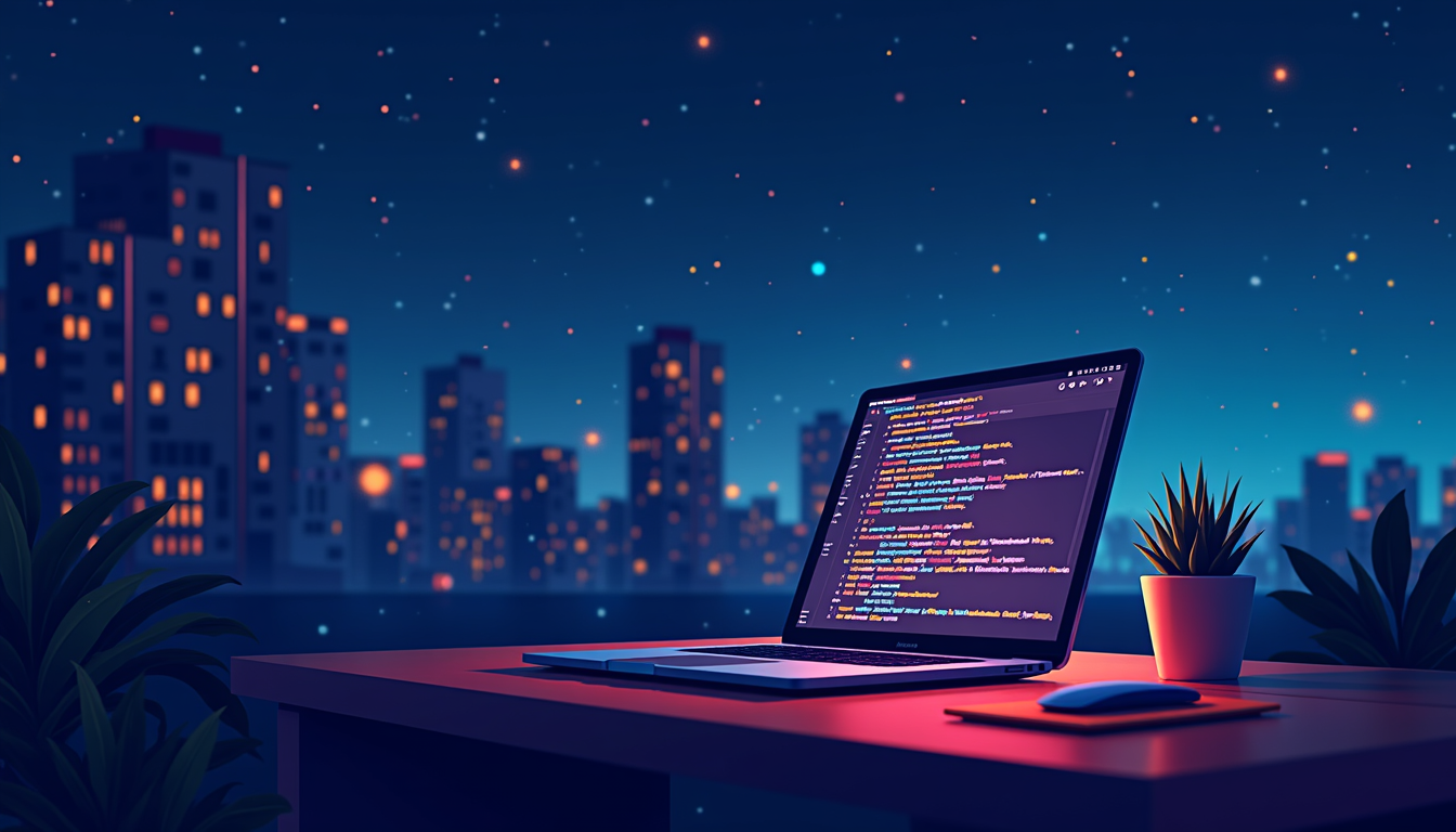 O ilustrație modernă a procesului de creare site web București, cu elemente digitale și de design.